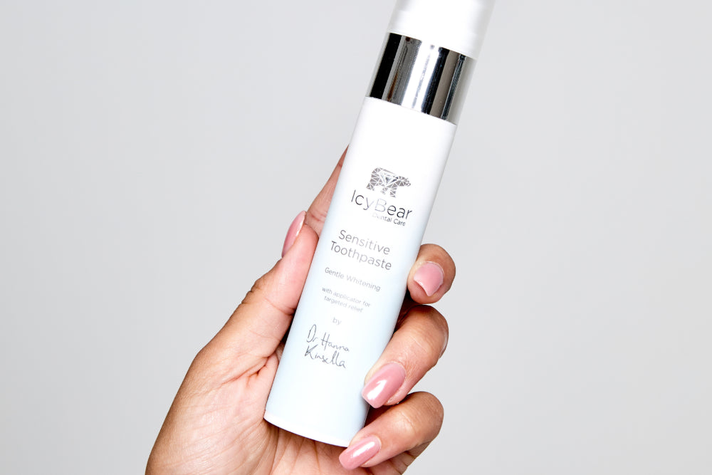 Sensitive toothpaste with whitening