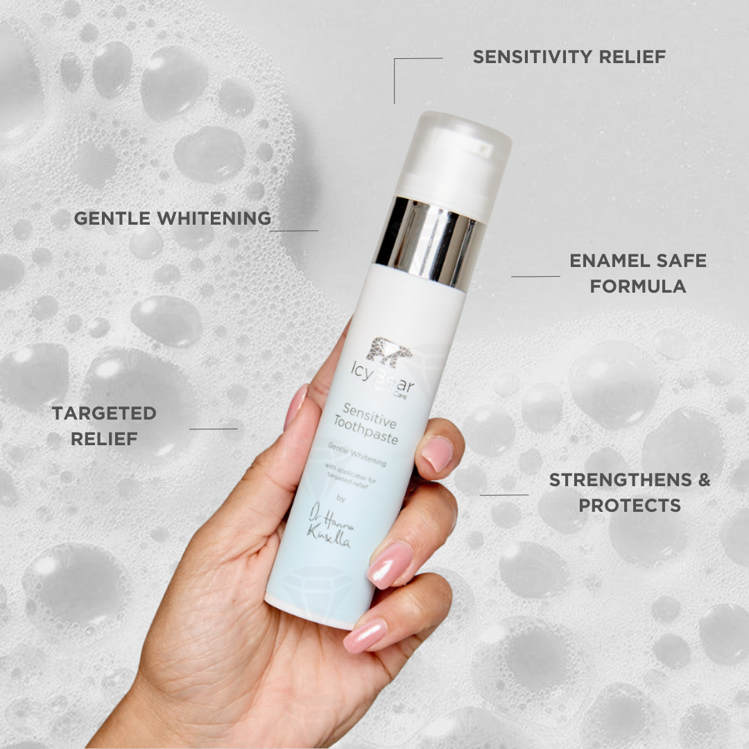 Sensitive Teeth Whitening Toothpaste – Icy Bear Dental