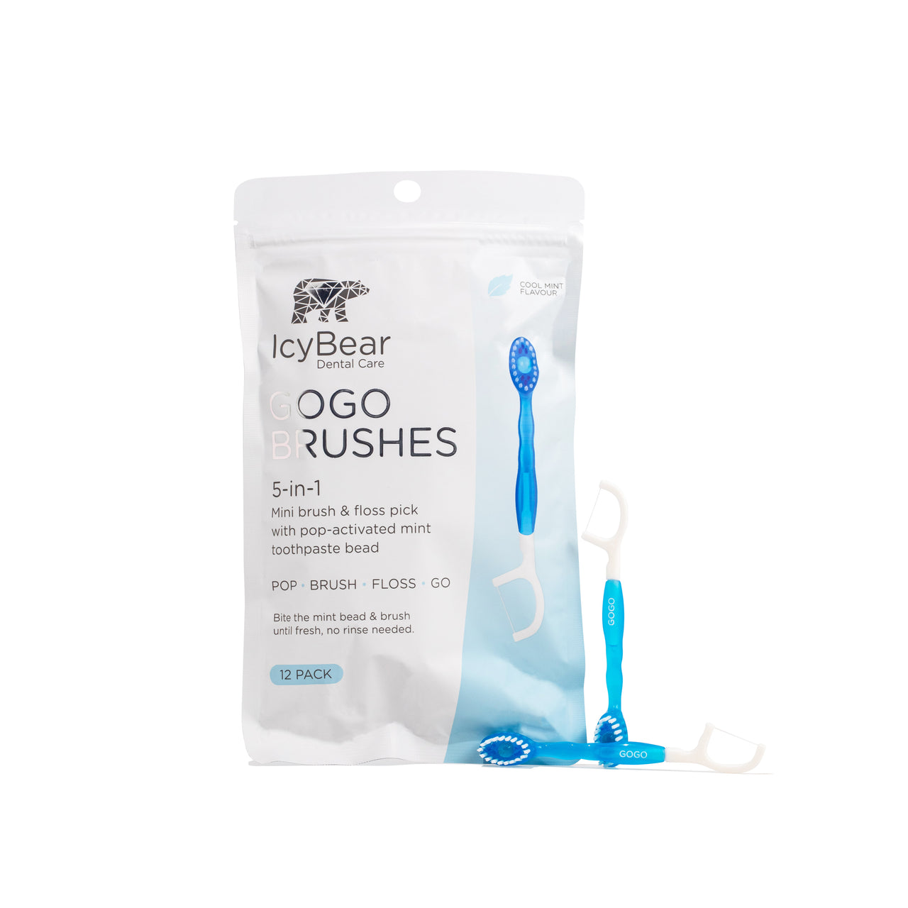 GOGO Travel Brushes - 12 Pack