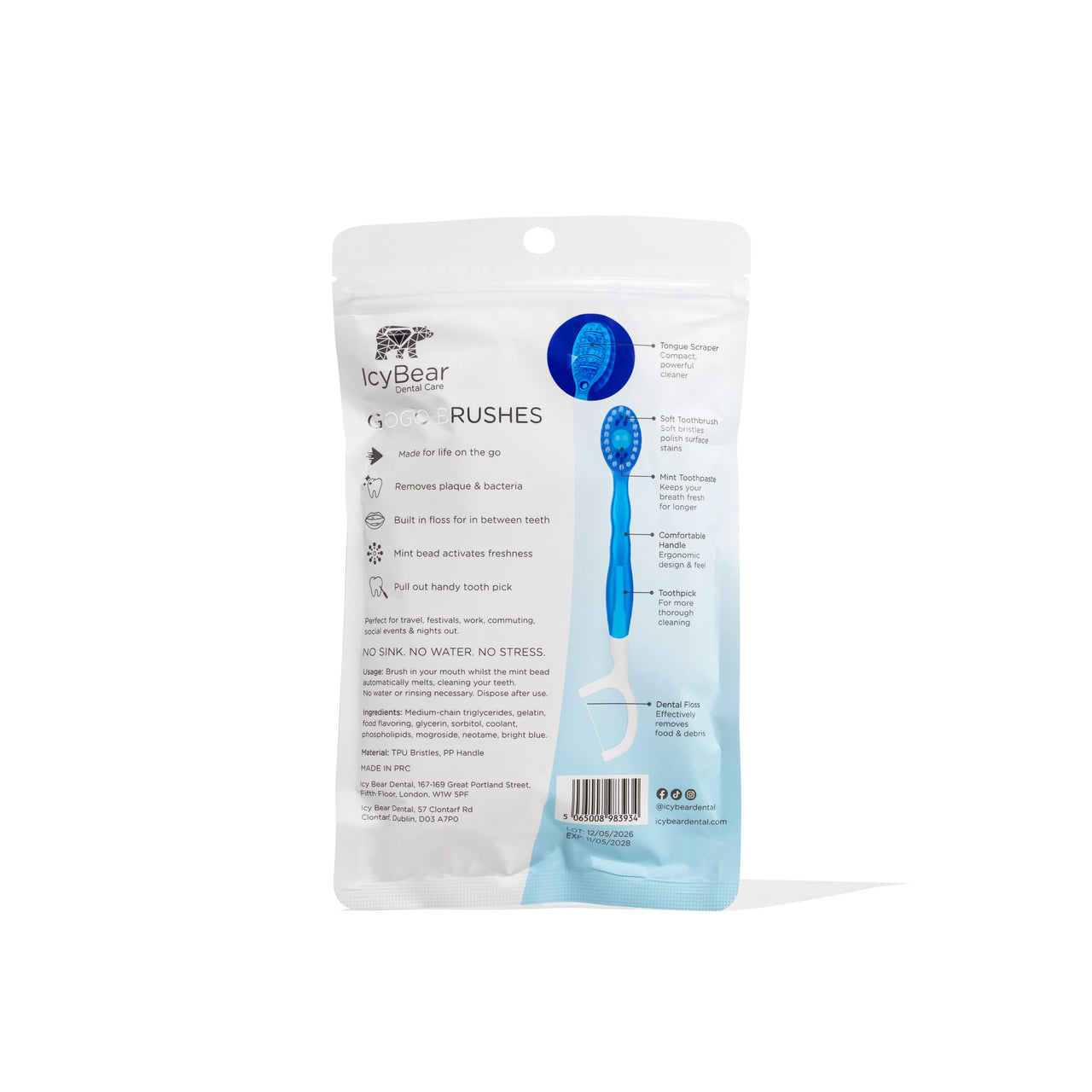 GOGO Travel Brushes - 12 Pack