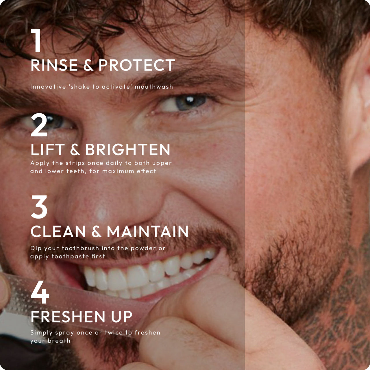 Men's Whitening Ritual Kit — PAP+ whitening technology with zero sensitivity