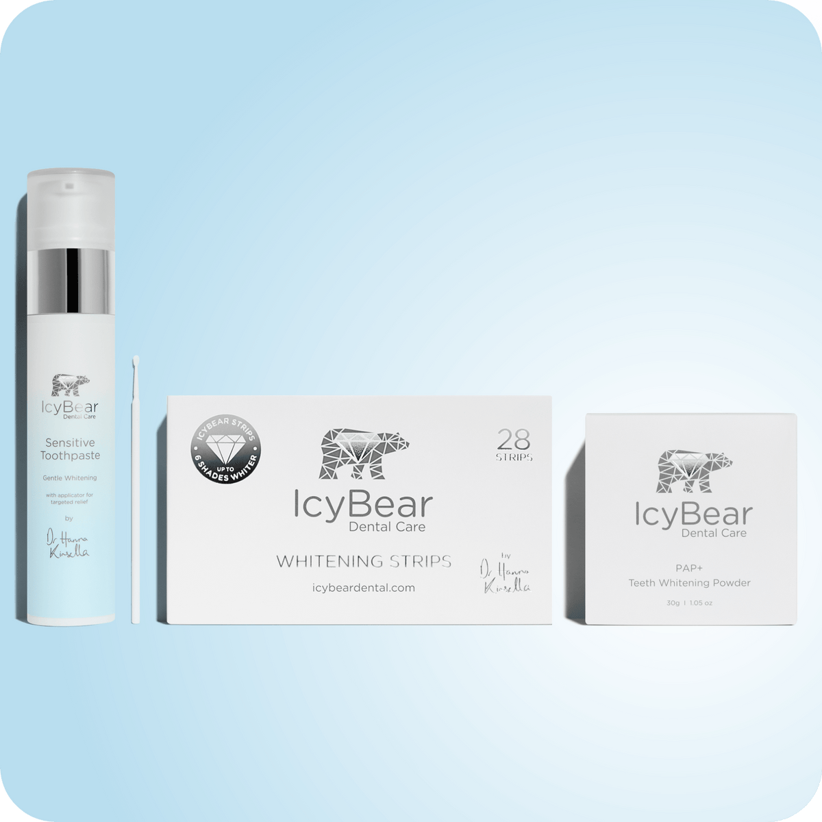 Shop Sensitivity Whitening Teeth Bundle - Toothpaste, Strips & Powder ...