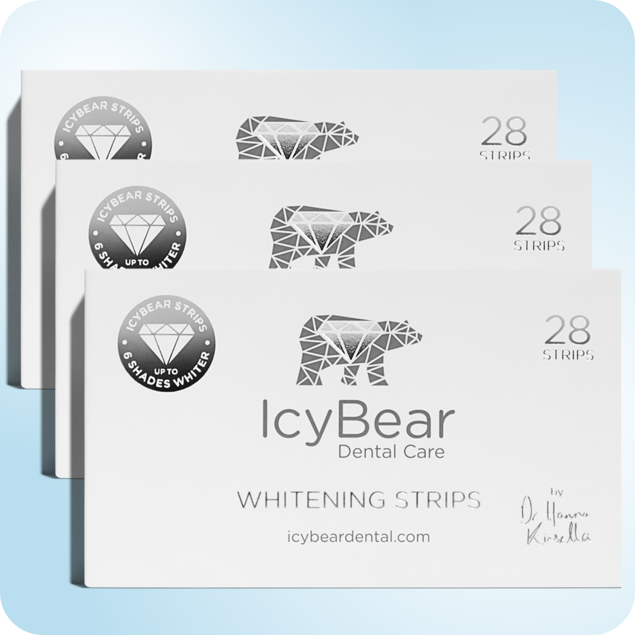 Teeth Whitening Strips - 3X 28 Pack
