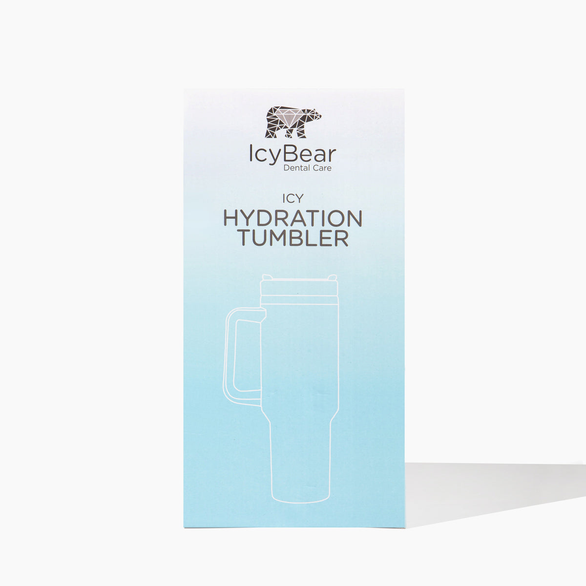 Icy Bear Hydration Tumbler retail packaging box