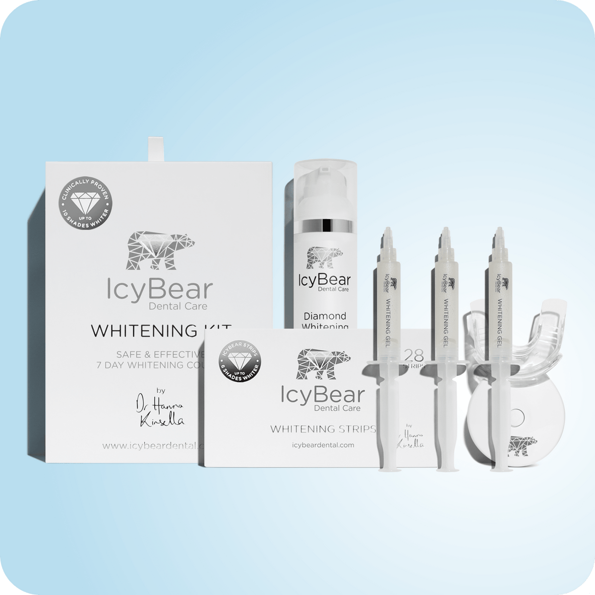 The White and Bright Teeth Whitening Bundle – Icy Bear Dental