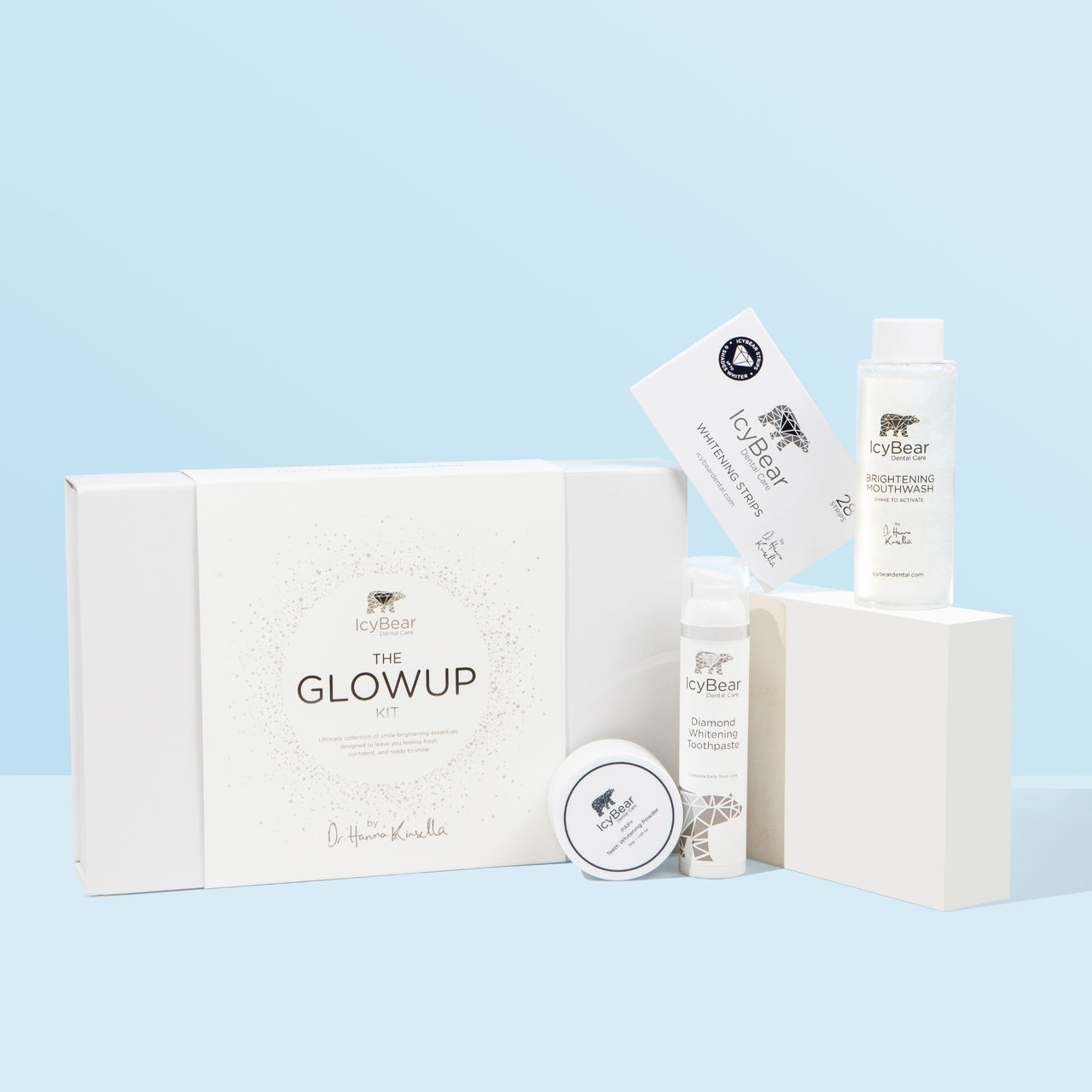 Glow Up Oral Care Whitening Kit in Box