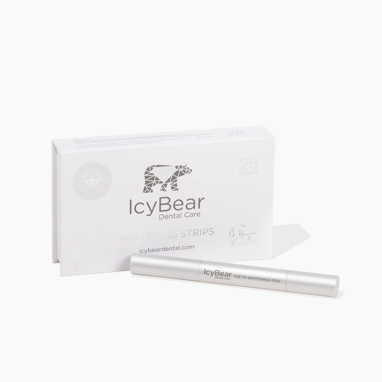 Icy Bear Dental Care Rapid Teeth Whitening Bundle on a white background.