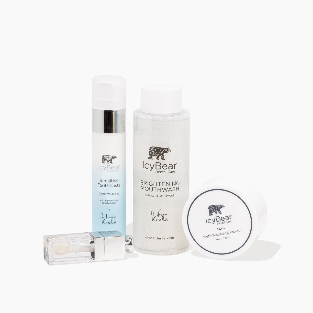 Icy Bear Dental Care Summer Essentials Bundle on a white background.