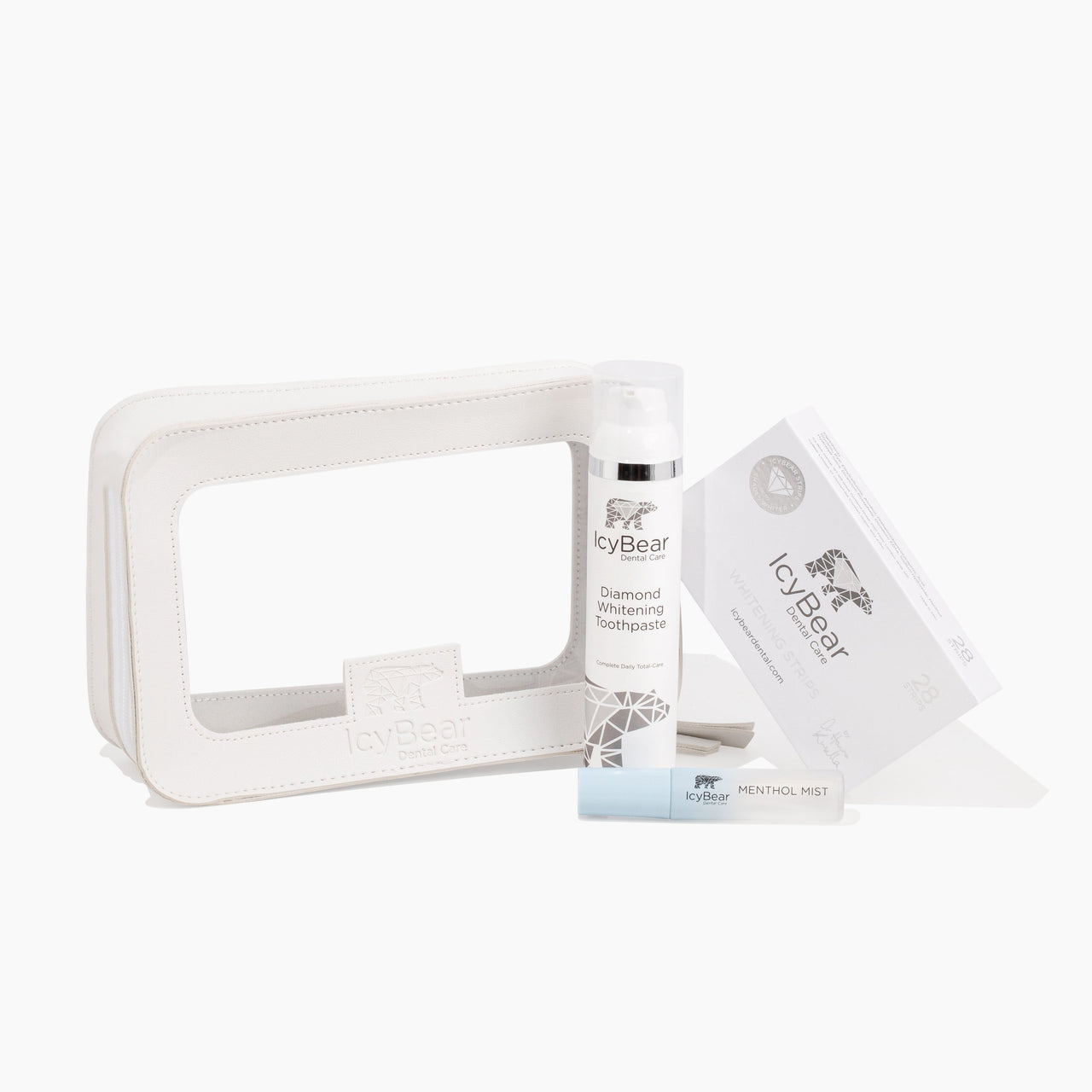 Icy Bear Dental Care Travel Kit Bundle on a white background.